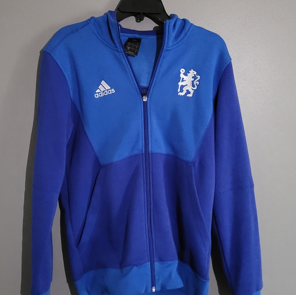 vintage Adidas Chelsea FC Zip Up Hoodie